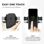 iOttie Easy One Touch Wireless Qi Fast Charge Car Mount Kit || Fast Charge: Samsung Galaxy S10 S9 Plus S8 S7 Edge Note 8 5 | Standard Charge: iPhone X 8 Plus & Qi Enabled Devices | + Dual Car Charger