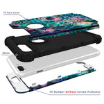 Hocase iPhone 8 Plus Case, iPhone 7 Plus Case, Heavy Duty Shockproof Protection Hard Plastic+Silicone Rubber Hybrid Protective Case for iPhone 7 Plus/iPhone 8 Plus - Mandala in Galaxy
