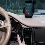 AUKEY Bluetooth Receiver Car Kit with 3-Port USB Car Charger, Magnetic Base, and Built-In Microphone for iPhones, Samsung Phones, Tablets, and More