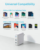 Anker 60W 2-Port USB C Charger, PowerPort Atom PD 2 [GaN Tech] Ultra Compact Foldable Type C Wall Charger, Power Delivery for MacBook Pro/Air, iPad Pro, iPhone XR/XS/Max/X/8, Pixel, Galaxy, and More