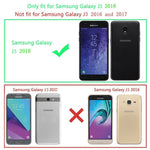Galaxy J3 Achieve/J3 V 2018/J3 2018/Amp Prime 3 2018/Express Pime 3/J3 Star/Galaxy Sol 3 Case, ERAGLOW Leather Wallet Flip Protective Case Cover with Card Slots and Stand for Samsung J337 (Rose Gold)