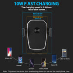 HoHoHoHot Fast Wireless Car Charger Air Vent Phone Mount Holder, Qi Certified, 7.5W Compatible iPhone XR/XS Max/XS/X/8/8 Plus, 10W for Galaxy S9/S9+/S8/S8+/LG G7, and 5W for All Qi-Enabled Phones