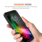 Trianium Duranium Series Holster Case Compatible with Samsung Galaxy S8 Plus with Heavy Duty Premium Protective Kickstand + Extreme Shock Absorption S8 Plus Case 2017 - Gunmetal