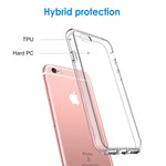 JETech Case for Apple iPhone 6 and iPhone 6s, Shock-Absorption Bumper Cover, Anti-Scratch Clear Back (HD Clear)