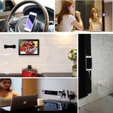 ProMaker Multi Purpose Nano Sticky Gel Pad for Cell Phone Holder Dashboard Anti Slip Pad GPS Car Mat Phone Tablet Stick to Wall Glass Mirrors Kitchen Office Cabinets Nano Rubber Pads