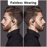 AMINY Bluetooth Headset Compatible with Android 16-Hr Playing Time V4.2 Car Wireless Earphones with Mic Cell Phone Noise Cancelling UFO (Updated Version)