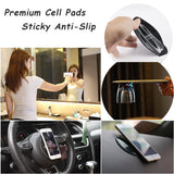 SUNDERPOWER Cell Pads,Premium Sticky Anti-Slip GEL Pads,Holds Phones,Sunglasses, GPS and Many More