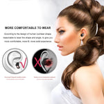 Yelion Bluetooth Headphone Wireless Invisible Bluetooth Earbuds Auto Stereo Headsets Mini Bluetooth Earpiece Bluetooth V4.1 Support Hands-Free Call Compatible with iPhone and Android(Black)