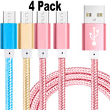4pack Charge Sync Data Micro USB Cable for Kindle, 5FT Fast High Speed USB 2.0 A Male to Micro B for Amazon Kindle Fire, HD, HDX,Kindle Paperwhite Voyage Oasis Tap Fire Phone Playstation 4 Xbox One