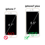 Arae Case for iPhone 7 Plus/iPhone 8 Plus, Premium PU Leather Wallet Case with Kickstand and Flip Cover for iPhone 7 Plus (2016) / iPhone 8 Plus (2017) 5.5" (not for iPhone 7/8) - Black