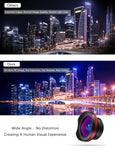 Phone Camera Lens, AOMAIS Pro Camera Lens Kit Compatible with iPhone/Samsung/Google Pixel etc, Macro and Wide Angle Lens with LED Light, Quick-Release Lanyard & Travel Case