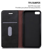iPhone 6S Plus Case iPhone 6 Plus Case, SINIANL Leather Case Flip Folio Book Case Wallet Cover with Card Slots & ID Holder Kickstand Feature and Magnetic Closure for iphone 6 Plus / 6S Plus Black