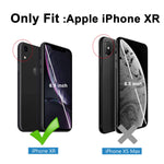 ProCase Wallet Case for iPhone XR, Folio Flip Case with Kickstand Card Holders Mirror Wristlet, Folding Stand Protective Cover for Apple iPhone XR 6.1" 2018 Release -Black