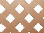 Malla/ enrejado de pvc para privacidad o decoración color madera rojiza, Dimensions