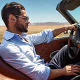 Single Bluetooth Headsets,Mini Bluetooth Earbuds Invisible Bluetooth Headphones with Built-in Mic,Sports Noise Cancelling in-Ear Earphone Car Headset Fit for iPhone Samsung and Other Android Phones