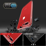 iPhone 8 Plus Case, iPhone 7 Plus Case, CANSHN Clear iPhone 7 Plus/ 8 Plus Case with Shock Absorption Technology Bumper Protective Case for iPhone 7 Plus (2016)/iPhone 8 Plus (2017) - Clear