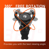 FITFORT Universal Air Vent Car Mount - 360° Rotation Clip Car Mount Phone Holder with Adjustable Switch Lock for All Smartphones GPS Navigation