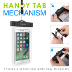 MoKo Waterproof Phone Pouch [2 Pack], Underwater Waterproof Cellphone Case Dry Bag with Lanyard Armband Compatible with iPhone X/Xs/Xr/Xs Max, 8/7/6s Plus, Samsung S10/S9/S8 Plus, S10 e, Up to 6.5"