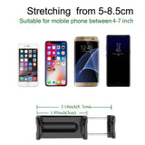 Car Phone Mount, Parmeic Universal Cell Phone Holder Dashboard Windshield Mount Compatible with iPhone XR Xs Max Xs X 8 7 6 Plus Galaxy S10 S10+ S10e S9 S8 S7 Plus LG Google