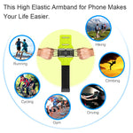 VUP Armband for iPhone X 8 8 Plus 7 Plus 6s Plus 6 Plus, LG G6 G5, Galaxy s8 s7 s6 Edge, Google Pixel, 180° Rotatable Phone Armband for Running Hiking Biking with Key Holder(Green)