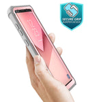 Samsung Galaxy S9+ Plus case, i-Blason [Ares] Full-Body Rugged Clear Bumper Case with Built-in Screen Protector for Samsung Galaxy S9+ Plus 2018 Release (Pink)