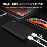 GETIHU Portable Charger, 13000 mAh Power Bank, 4.8A High-Speed 2 USB Ports Battery Pack External Battery with Flashlight, Compatible with iPhone Xs X 8 7 6s 6 Plus Samsung Note 9 S9 iPad Tablet etc.