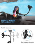 Mpow 073AB Windshield Car Phone Mount, Cell Phone Holder for Car, Long Arm Car Phone Mount Compatible iPhone Xs/XS MAX/XR/X/8/7 Plus, Galaxy S5/S6/S7/S8/S9, Google, LG, Huawei and More