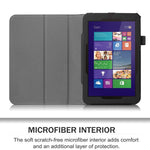 Fintie Winbook TW700 Tablet Case - Premium PU Leather Slim Fit Folio Stand Cover with Stylus Loop for Winbook TW700 7" Windows 8.1 Tablet, Black
