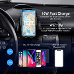 Automatic Clamping Qi Wireless Car Charger, SANCEON 10W/7.5W Fast Charger Car Mount Phone Holder for Air Vent Dashboard Compatible with iPhone Xs/Xs Max/XR/X/8/8Plus, Samsung Galaxy S10/S10+/S9/S9+/S8