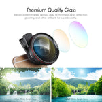 AMIR Phone Camera Lens, 0.6X Super Wide Angle Lens + 15X Macro Lens for iPhone Lens Kit, 2 in 1 Clip-On Cell Phone Camera Lens for iPhone 8, X, 7, 7 Plus, 6s, 6, Samsung, Other Smartphones