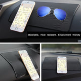 Car Dashboard Anti-Slip Mat, DaKuan 4 Packs 10.5" x 5.7" and 8" x 5.1" Sticky Non-Slip Dashboard Gel Latex Pad for Cell Phone, Sunglasses, Keys, Coins