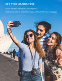 Phone Camera Lens, AOMAIS Pro Camera Lens Kit Compatible with iPhone/Samsung/Google Pixel etc, Macro and Wide Angle Lens with LED Light, Quick-Release Lanyard & Travel Case
