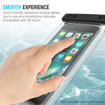 (2Pack) Universal Waterproof Case, Maxboost Cellphone Dry Bag Pouch for iPhone 7 6s 6 Plus, SE 5s 5c 5, Galaxy s8 s7 s6 Edge, Note 5 4, LG G6 G5,HTC 10,Sony Nokia up to 6.0" Diagonal