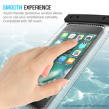 (2Pack) Universal Waterproof Case, Maxboost Cellphone Dry Bag Pouch for iPhone 7 6s 6 Plus, SE 5s 5c 5, Galaxy s8 s7 s6 Edge, Note 5 4, LG G6 G5,HTC 10,Sony Nokia up to 6.0" Diagonal