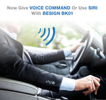 Besign Bluetooth 4.1 Car Kit for Hands-Free Talking & Music Streaming, Wireless Audio Receiver for Car with 3.5mm AUX Input Port
