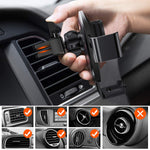 TORRAS Cell Phone Holder for Car, Auto-Clamping Air Vent Car Mount Holder Cradle Compatible for iPhone Xs/Xs Max/XR/X / 8/8 Plus / 7/7 Plus, Galaxy S10 / S10+ / S9 / S9+ and More