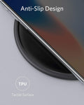 Anker PowerWave Fast Wireless Charging Pad, Qi-Certified, 7.5W Compatible iPhone XR/Xs Max/XS/X/8/8 Plus, 10W Compatible Galaxy S9/S9+/S8/S8+/LG G7, and 5W for All Qi-Enabled Phones (No AC Adapter)