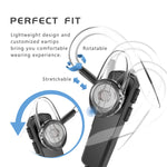 Bluetooth Headset, Wireless Bluetooth 4.1 Earpiece Ultralight Sweatproof Headphones Hi-Fi Earphones with In-ear Earbuds, Noise Cancelling Mic and Hands-free Calling for for Cell Phones,Trucker Driving