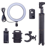 Eocean 6.3" Selfie Ring Light with Tripod for YouTube/Live Stream/Makeup, Mini Led Camera Ringlight for Vlog/Video/Photography Compatible with iPhone Xs/Max/XR 8/7 Plus/X/Android