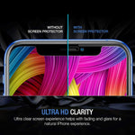 TETHYS Glass Screen Protector Designed for iPhone XR (6.1") [3-Pack] [Edge to Edge Coverage] Full Protection Durable Tempered Glass Apple iPhone XR w/ Guidance Frame Included (Pack of 3)