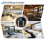 300Mbps WiFi Repeater Signal Booster Wireless Range Extender, 2 in 1 Repeater/Access Point Modes 360 Degree Full Coverage WPS Function Plug and Play LAN Port for Any Router& Alexa Devices 【upgrade】