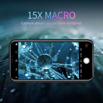 iPhone X Lens, 4K HD [0.65X] Wide Angle, 15X Macro, 180° Fisheye Camera Lenses Kit 3-in-1, Portable iPhone Xs Lens Kit for Apple iPhone 10/Xs ONLY, Easy to Switch Effect Lenses by Ainope (Black)