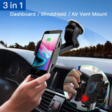Wireless Car Charger,3 in 1 Dashboard&Windshield&Air Vent Mount[Infrared-sensing][10W Fast Charging]Car Phone Holder Compatible for Samsung Galaxy Note9 S9 S8 Plus,iPhone X/XR/XS Max,QI-Enabled Phone