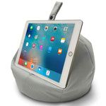 COSY HOLDER Pumpkin Beanbag Cushion - Tablet & E-Reader (eBook) Holder/Stand. Ideal for iPad, Samsung Galaxy, Kindle & Books. Holds Your Device at Any Viewing Angle. Ideal for Home or Travel (Grey)