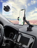 Mpow Car Mount Holder, Universal Dashboard Car Phone Mount, Windshield Car Phone Holder, Washable Gel Pad Compatible iPhone XR/XS Max/X/8, Galaxy S10/S9/S8/S7, Google, Huawei, One Plus, Moto, and More