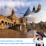 Phone Camera Lens Kit, 5 in 1 Cell Phone Lens - 12X Zoom Telephoto Lens + 0.36X Wide Angle Lens + 180°Fisheye Lens + 15X Macro Lens(2pcs) Compatible with iPhone XS XR X/8/7/6s Plus Android Smartphones