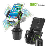 Cellet PH600 Car Cup Holder Mount, Adjustable Smart Phone Cradle for iPhone Xr/Xs/Xc/X/8/8 Plus, Samsung Note 9/8/5 Galaxy S9/S9+/S8/S8 Plus/S7  LG Q7+/Stylo 4/3/2/V35 ThinQ/Q6/G7 ThinQ/Aristo 2 Plus