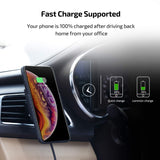 PITAKA Magnetic Wireless Charging Air Vent Car Mount[ Car Vent Magmount Qi]-Premium Luxury 360 Degree Rotation Long Life Claw Fast Charge Car Mount Cell Phone Holder for Qi Smartphones