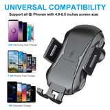 Proker Wireless Car Charger Mount, Automatic 10W Qi Fast Charging Car Phone Holder Dashboard Air Vent Compatible Samsung Galaxy S8/S8+/ S9/S9+/S7/S7 Edge, iPhone 8/ 8Plus/X/XS/XS Max
