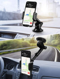 Mpow Upgrade Dashboard Car Phone Mount,Adjustable Windshield Holder Cradle with Strong Sticky Gel Pad Compatible iPhone Xs MAX/XS/XR/X/8/8Plus/7/7Plus/6s/6P/5S, Galaxy S6/S7/S8/S9, Google, Huawei etc